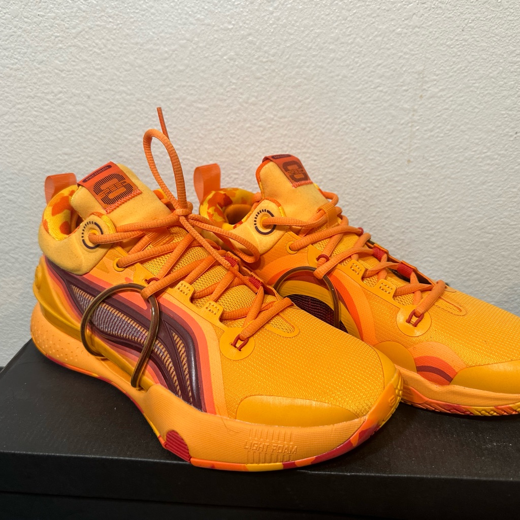 Li-Ning Speed Viii Radient Yellow Orange Men’s Basketball Shoe